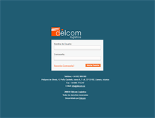 Tablet Screenshot of gestion.delcom.es